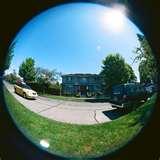 Fisheye Lens Opposite images