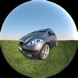 images of Fisheye Lens Before-after